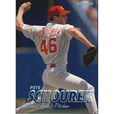 1997 Fleer Tiffany #304 Pete Schourek