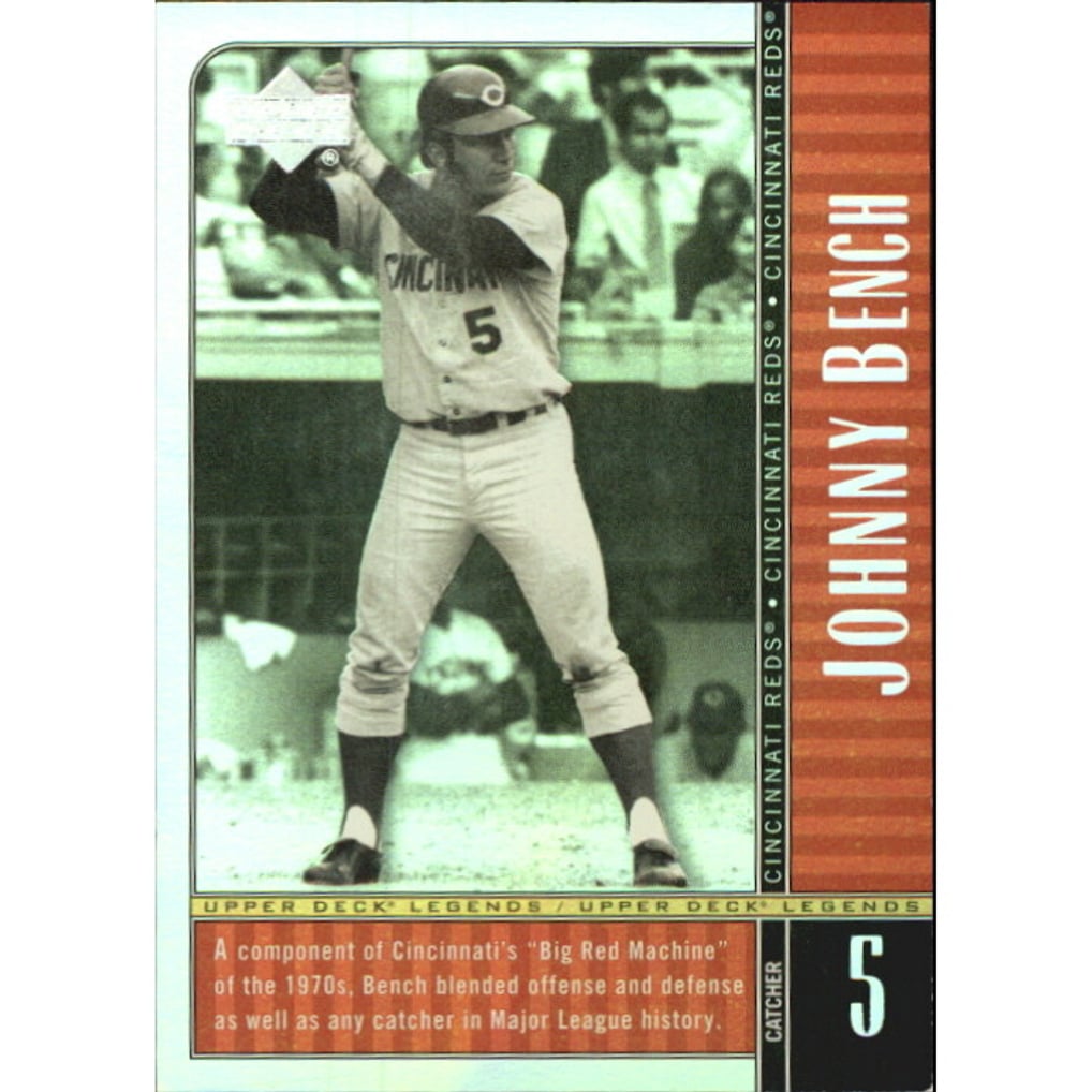 2000 Upper Deck Legends Commemorative Collection #63 Johnny Bench