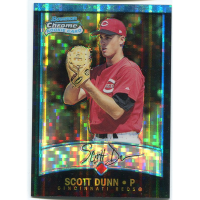 2001 Bowman Chrome X-Fractors #329 Scott Dunn