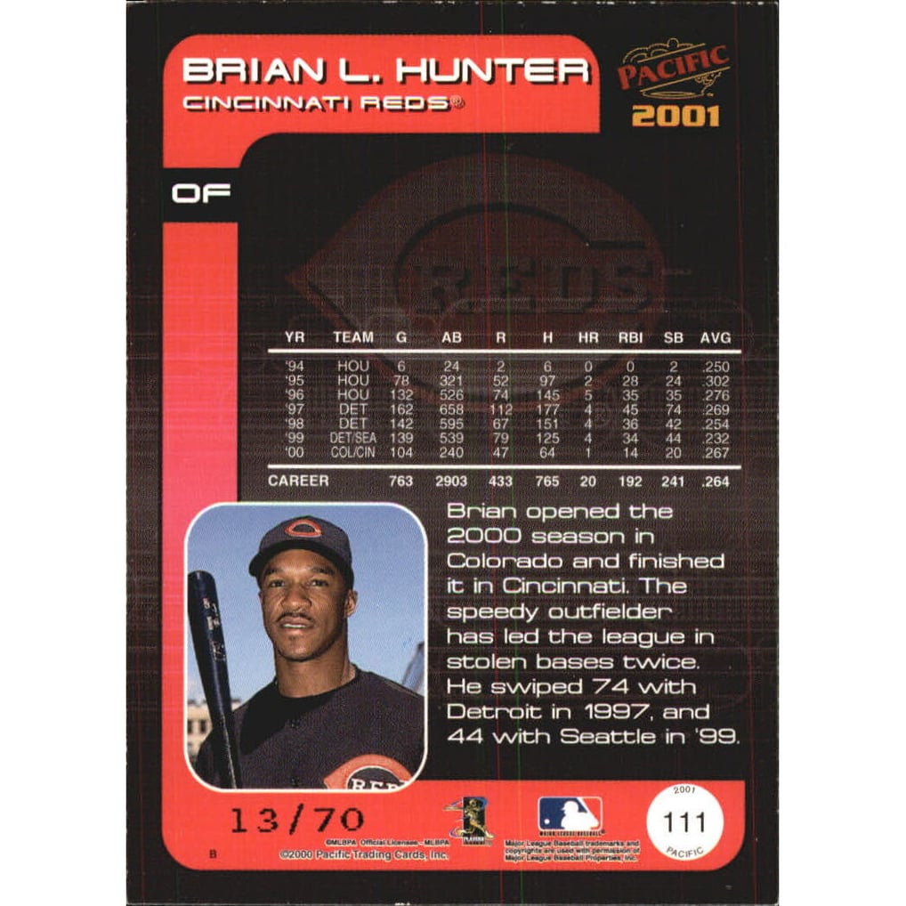 2001 Pacific Hobby LTD #111 Brian Hunter