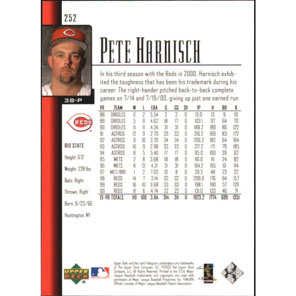 2001 Upper Deck Exclusives Silver #252 Pete Harnisch