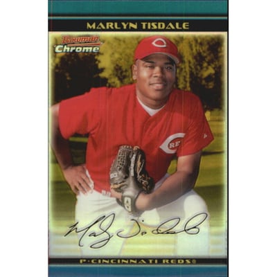 2002 Bowman Chrome Gold Refractors #227 Marlyn Tisdale