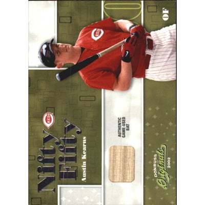 2002 Donruss Originals Nifty Fifty Bats #14 Austin Kearns