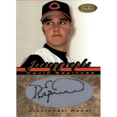 2002 Hot Prospects Jerseygraphs #JDE David Espinosa