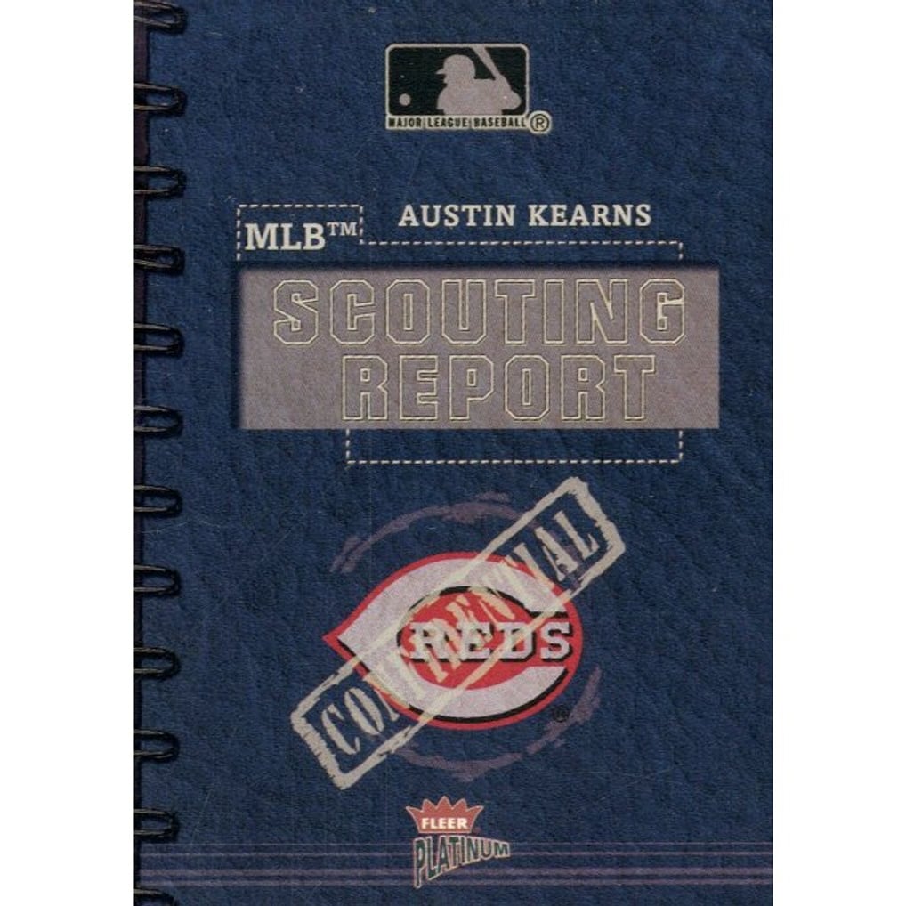2003 Fleer Platinum MLB Scouting Report Game Used #AK Austin Kearns Pants