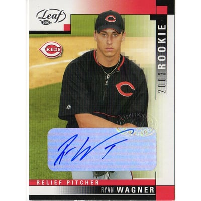 2003 Leaf Autographs #327 Ryan Wagner ROO/100