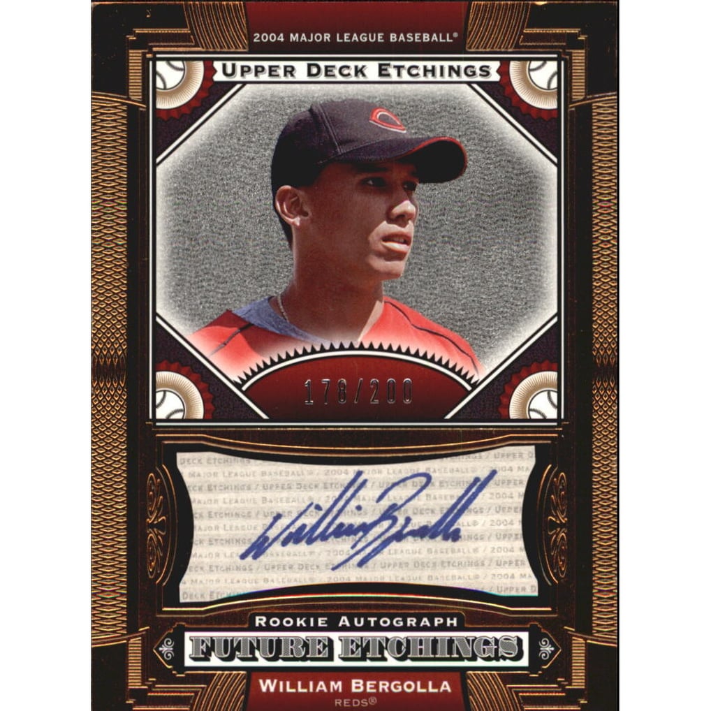 2004 Upper Deck Etchings Blue Ink #143 William Bergolla FE
