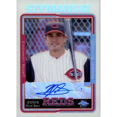 2005 Topps Chrome Refractors #236 Brandon Szymanski FY AU