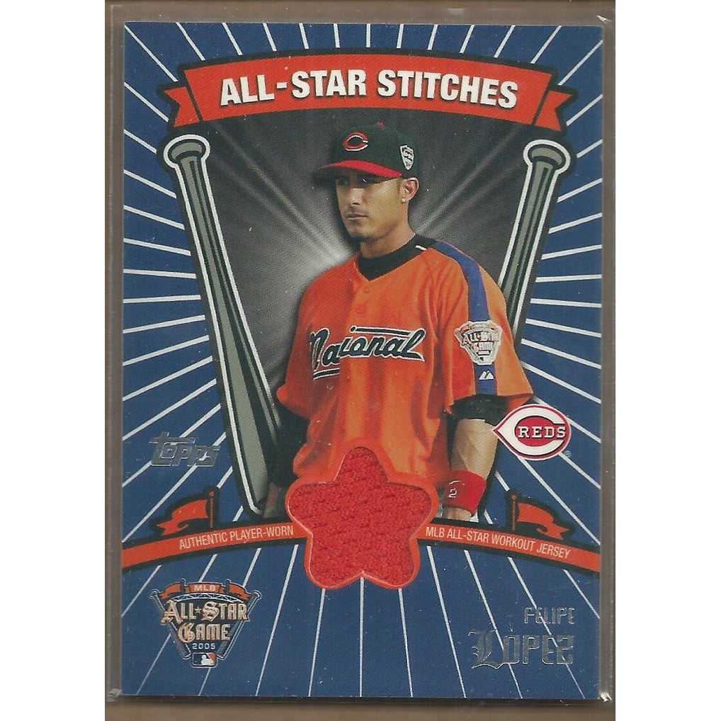2005 Topps Update All-Star Stitches #FL Felipe Lopez B
