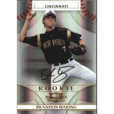 2008 Donruss Threads #109 Brandon Waring AU/465
