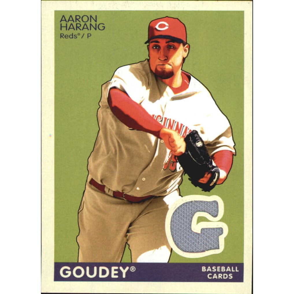 2009 Upper Deck Goudey Memorabilia #GMAH Aaron Harang
