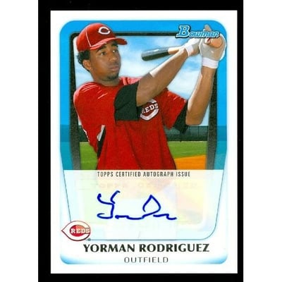 2011 Bowman Prospect Autographs #YR Yorman Rodriguez