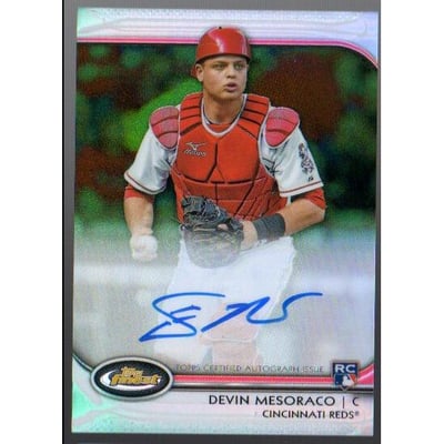 2012 Finest Rookie Autographs Refractors #ARDM Devin Mesoraco