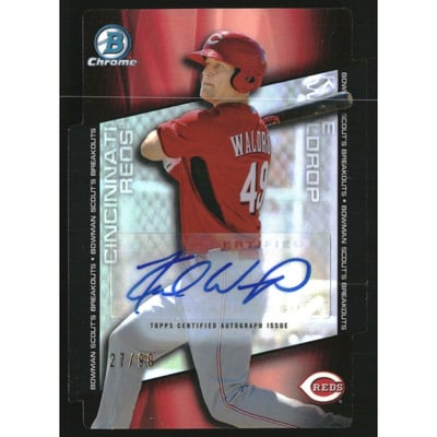 2014 Bowman Chrome Draft Scouts Breakout Die-Cut Autographs #BSAKW Kyle Waldrop