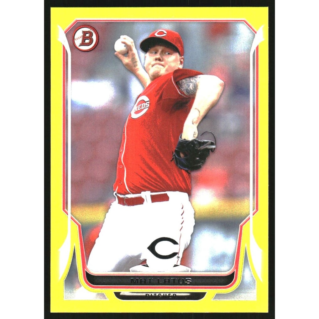 2014 Bowman Yellow #57 Mat Latos