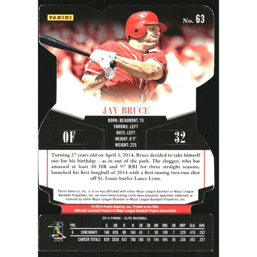 2014 Elite Inspirations #63 Jay Bruce/68
