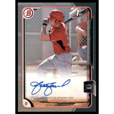 2015 Bowman Prospects Autographs Silver #PABA Beau Amaral