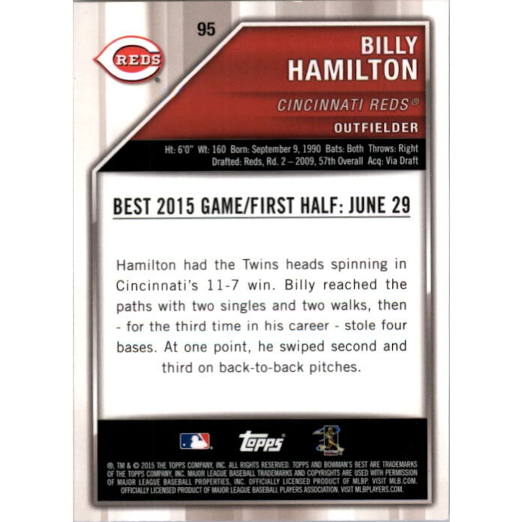 2015 Bowman's Best Atomic Refractors #95 Billy Hamilton