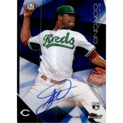 2015 Finest Autographs Blue Refractors #FADC Daniel Corcino