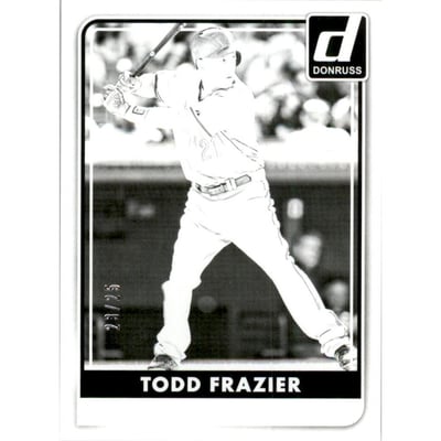 2016 Donruss Test Proof Black #86 Todd Frazier