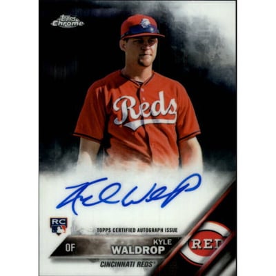 2016 Topps Chrome Rookie Autographs #RAKW Kyle Waldrop
