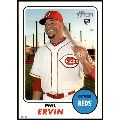 2017 Topps Heritage 5x7 #551 Phil Ervin