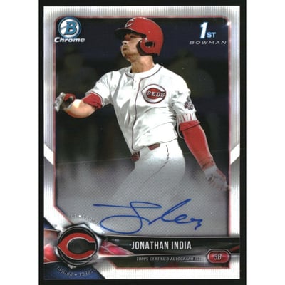 2018 Bowman Chrome Draft Autographs #CDAJI Jonathan India