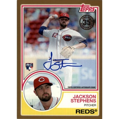 2018 Topps '83 Topps Autographs Gold #83AJST Jackson Stephens/50