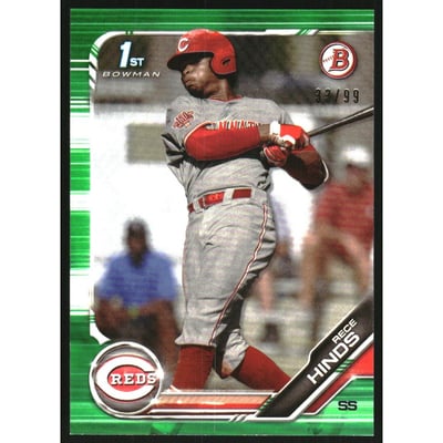 2019 Bowman Draft Green #BD131 Rece Hinds