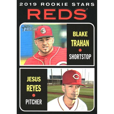 2019 Topps Heritage Black Border #36 Blake Trahan/Jesus Reyes