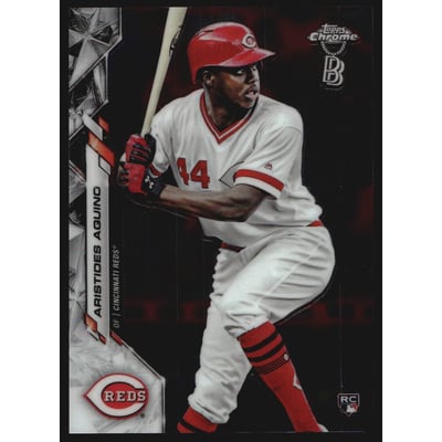 2020 Topps Chrome Ben Baller #111 Aristides Aquino RC
