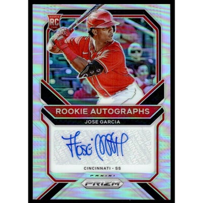 2021 Panini Prizm Rookie Autographs Prizms Silver #60 Jose Garcia