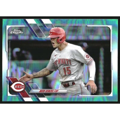 2021 Topps Chrome Aqua Refractors #162 Xander Bogaerts