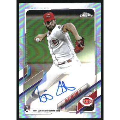 2021 Topps Chrome Rookie Autographs Refractors #RATA Tejay Antone
