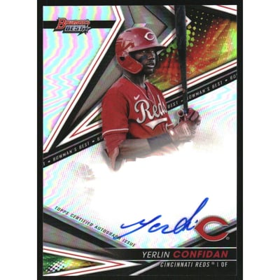2022 Bowman's Best Best of '22 Autographs Refractors #B22YC Yerlin Confidan