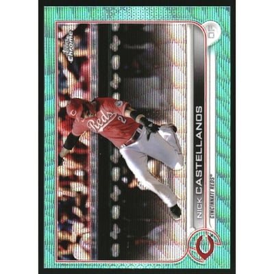 2022 Topps Chrome Aqua Wave Refractors #4 Nick Castellanos