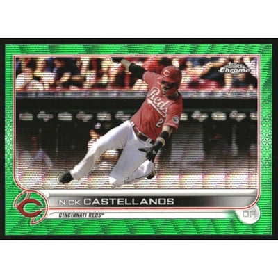 2022 Topps Chrome Green Wave Refractors #4 Nick Castellanos