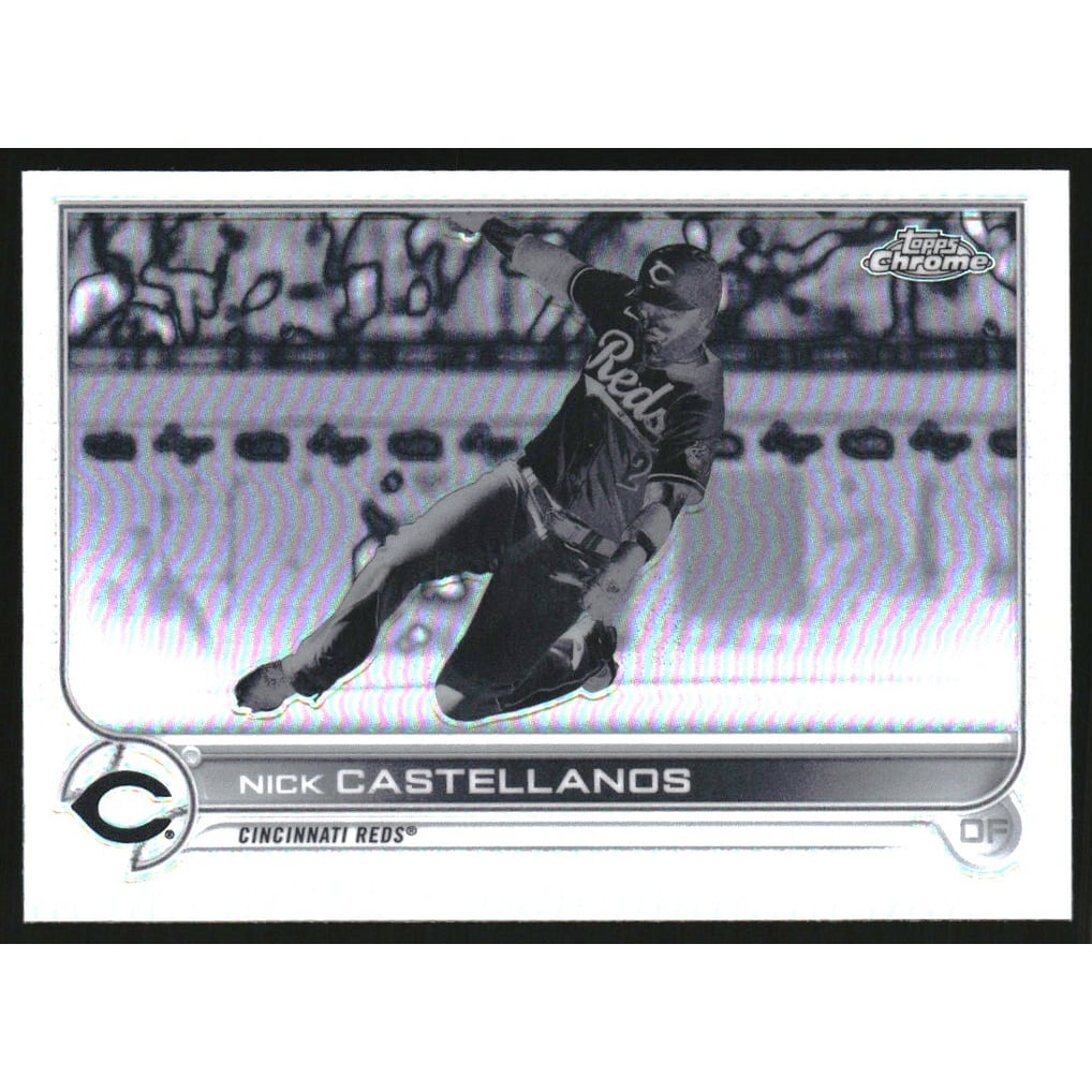 2022 Topps Chrome Negative Refractors #4 Nick Castellanos