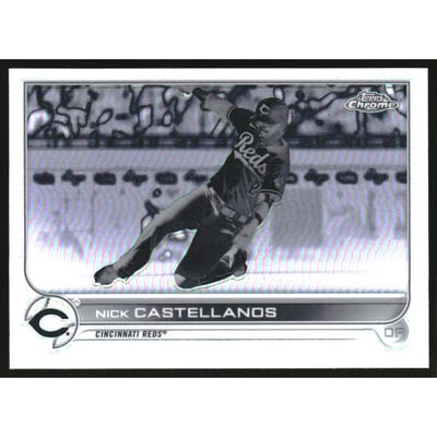 2022 Topps Chrome Negative Refractors #4 Nick Castellanos