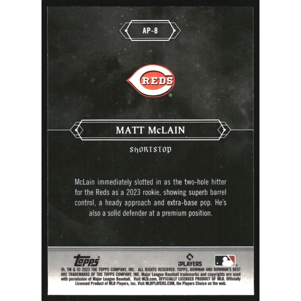 2023 Bowman's Best Astral Projections #AP8 Matt McLain