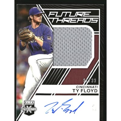2023 Elite Extra Edition Future Threads Signatures #FTSTF Ty Floyd/99