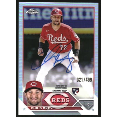 2023 Topps Chrome Update Rookie Autographs Refractors #RACOK Chris Okey