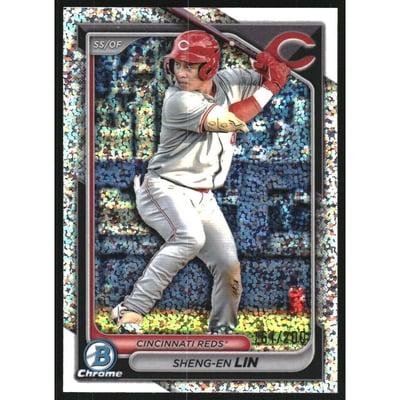 2024 Bowman Chrome Draft Sparkle Refractors #BDC147 Sheng-En Lin