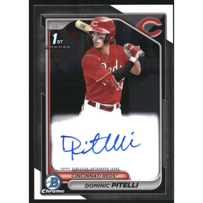 2024 Bowman Chrome Prospect Autographs #CPADPI Dominic Pitelli