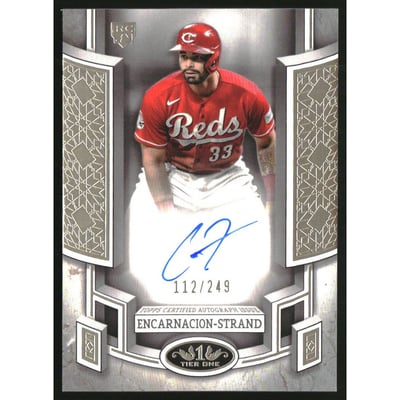 2024 Topps Tier One Break Out Autographs #BOACE Christian Encarnacion-Strand/249