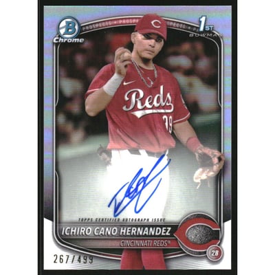 2025 Bowman Chrome Prospect Autographs Refractors #CPAIC Ichiro Cano Hernandez
