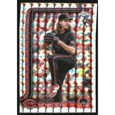 2025 Topps Chrome Geometric Refractors #147 Rhett Lowder