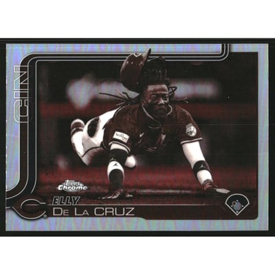 2025 Topps Chrome Update Sepia Refractors #USC189 Elly De La Cruz