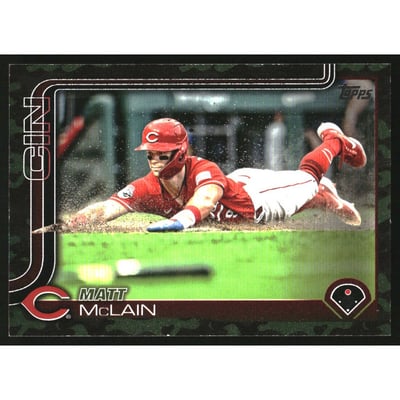 2025 Topps Memorial Day Camo #647 Matt McLain
