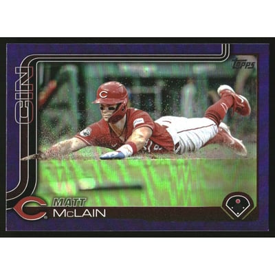 2025 Topps Purple Rainbow Foil #647 Matt McLain